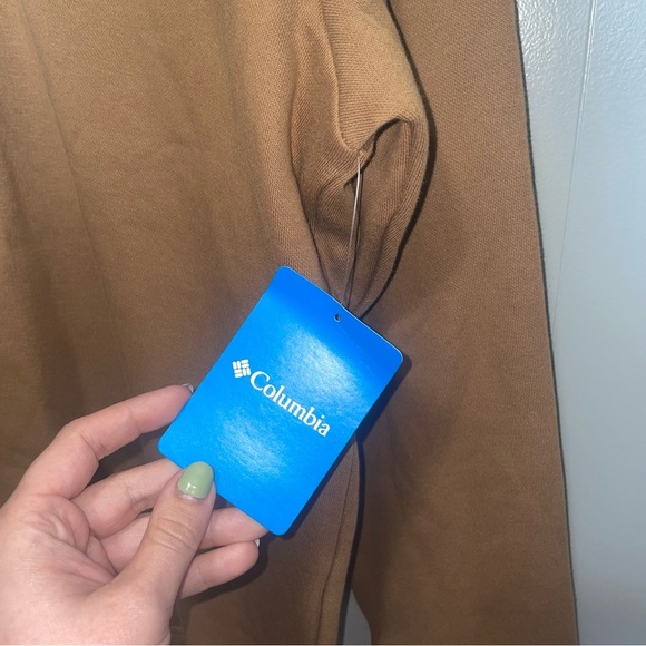 Columbia Men’s Brown Camel Quartersnap Pullover Medium - Picture 4 of 6